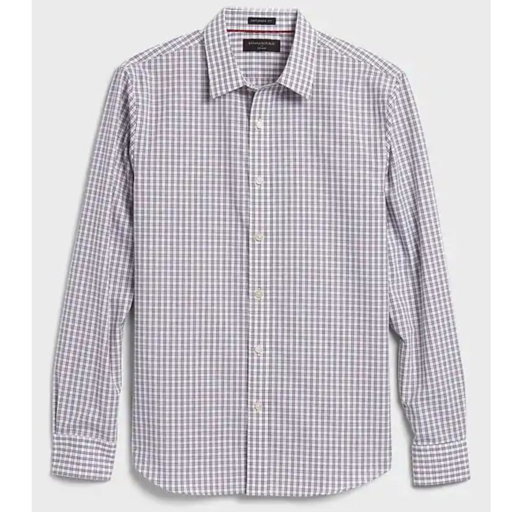 Banana Republic Slim-Fit Untucked Non-Iron Shirt